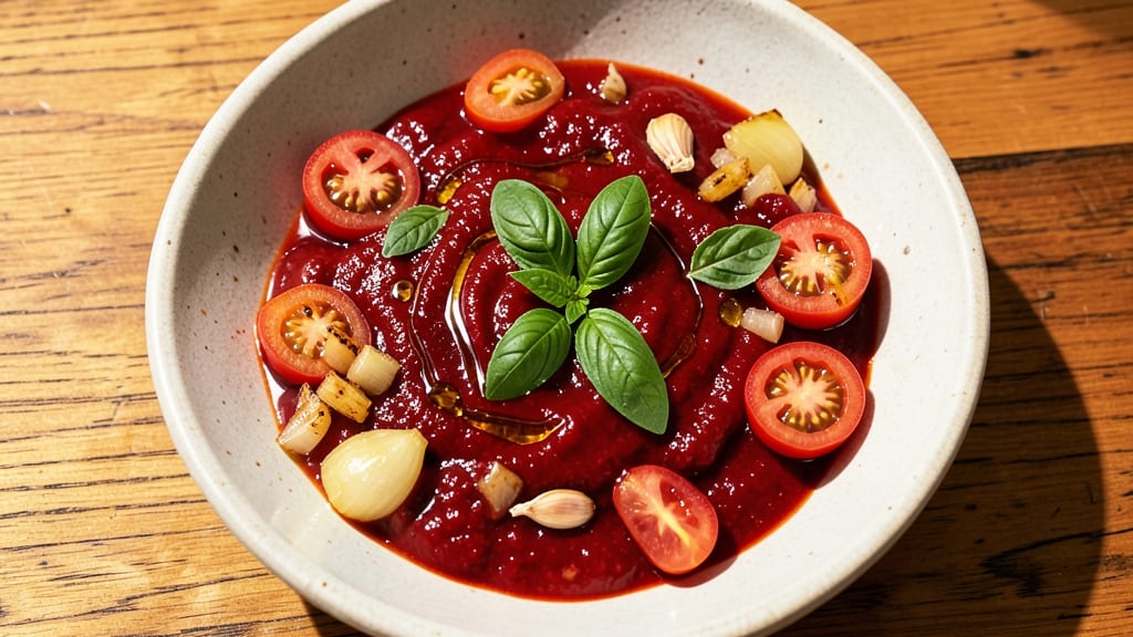 Recipe for Pizza Sauce From Fresh Tomatoes: Sun-Ripened Flavor in 25 Minutes