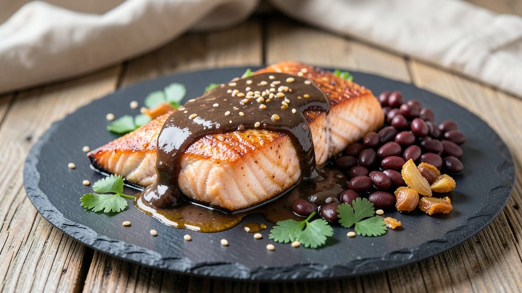 Baked Salmon with Black Bean Sauce Recipe: Umami-Rich Glaze That Caramelizes on Salmon