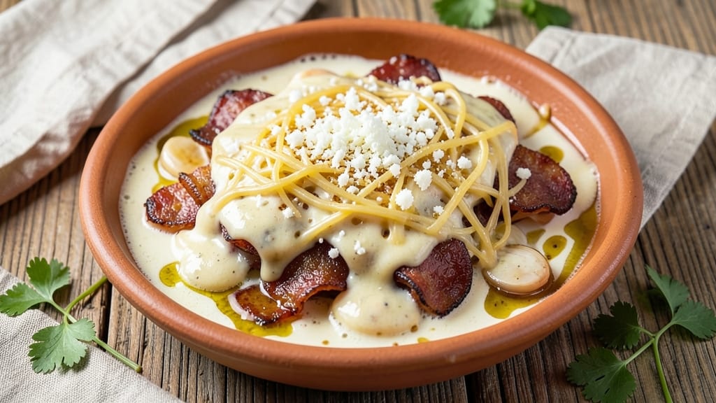 Authentic Mexican Cheese Sauce Recipe: Smoky Queso Fervido With Crunchy Chorizo Bits
