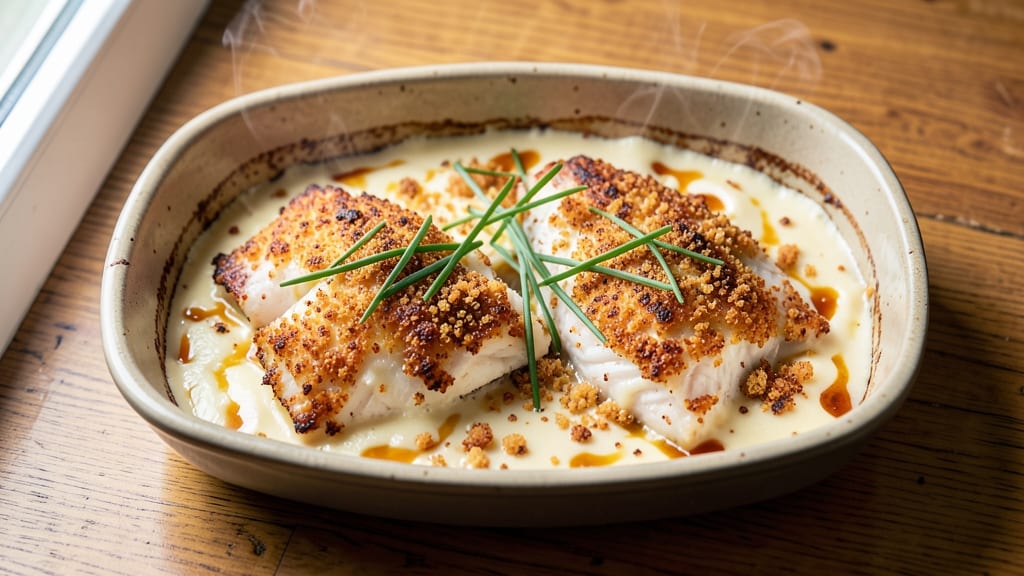 Baked Fish in Cheese Sauce Recipe: Crispy Top, Melted Gooey Haven