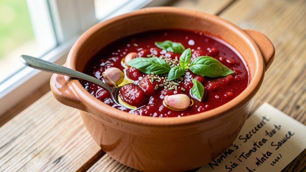 Italian Ball Canning Tomato Sauce Recipe: Slow-Simmered Umami with Fresh Basil Essence