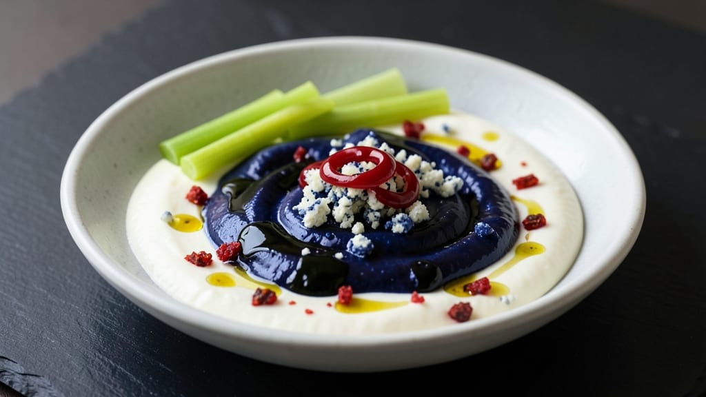 Black and Blue Sauce Recipe: Smoky Chipotle Cream Cheese With Fresh Celery Zing
