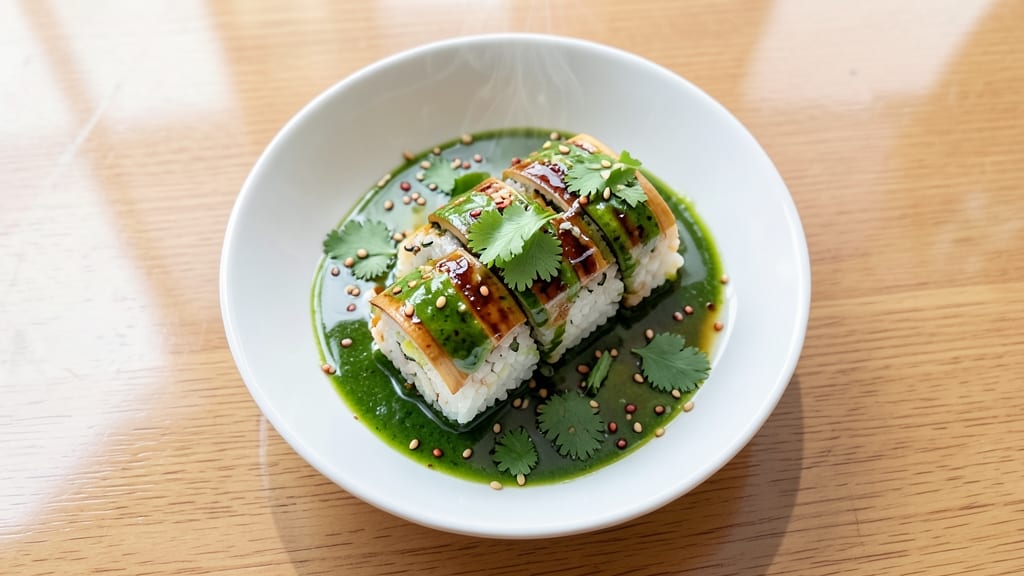 Bamboo Sushi Green Machine Sauce Recipe: Velvety Herby Drizzle for Fresh Rolls