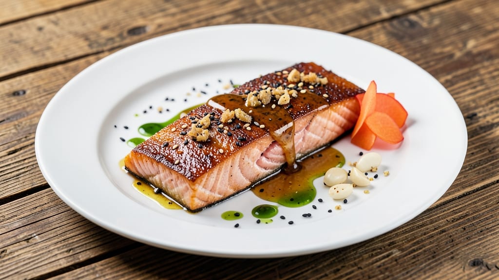 Baked Salmon Recipe With Soy Sauce and Honey: Glazed Caramelized Crisp in 25 Minutes