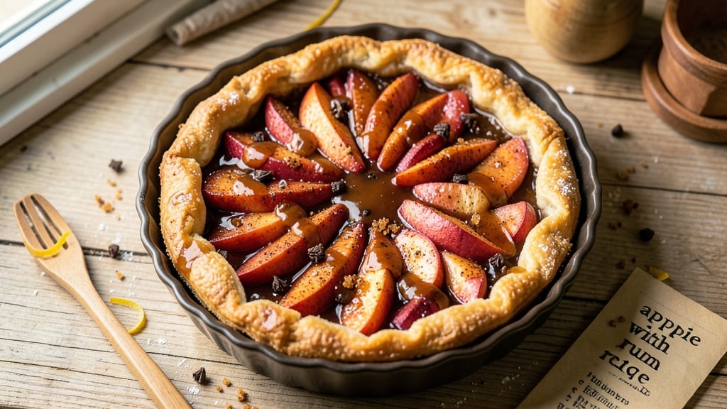 Apple Pie With Rum Sauce Recipe: Boozy Caramel Drizzle That Elevates Every Slice